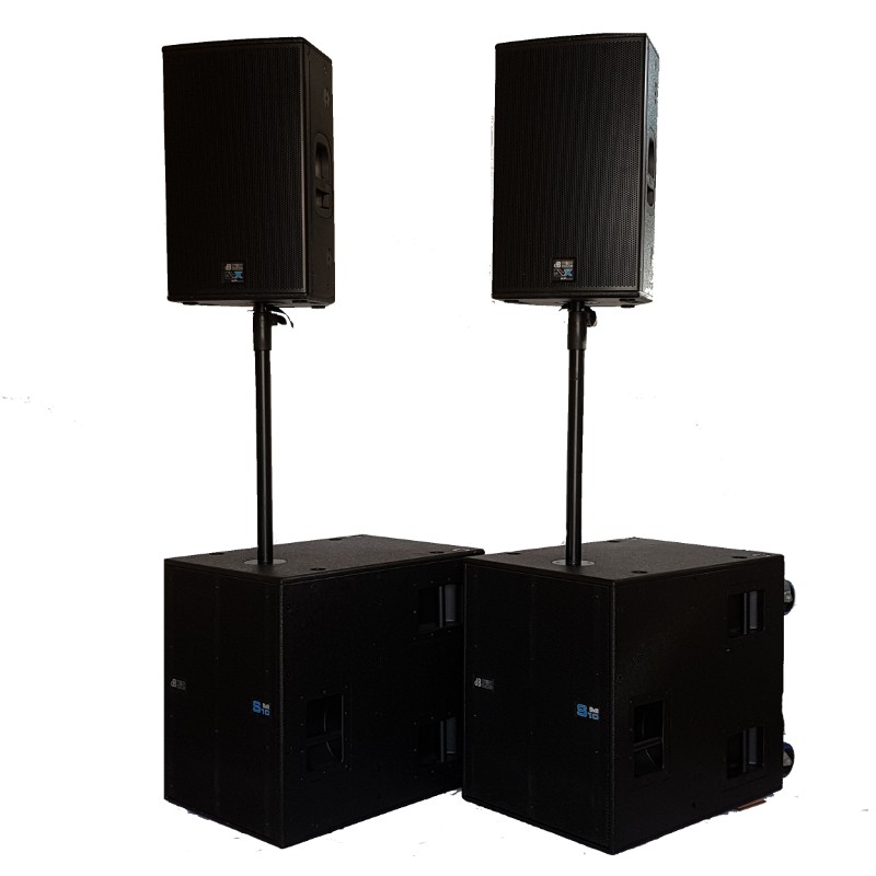 Party-Pakete - Aktive Lautsprecheranlagen mit Subwoofer
